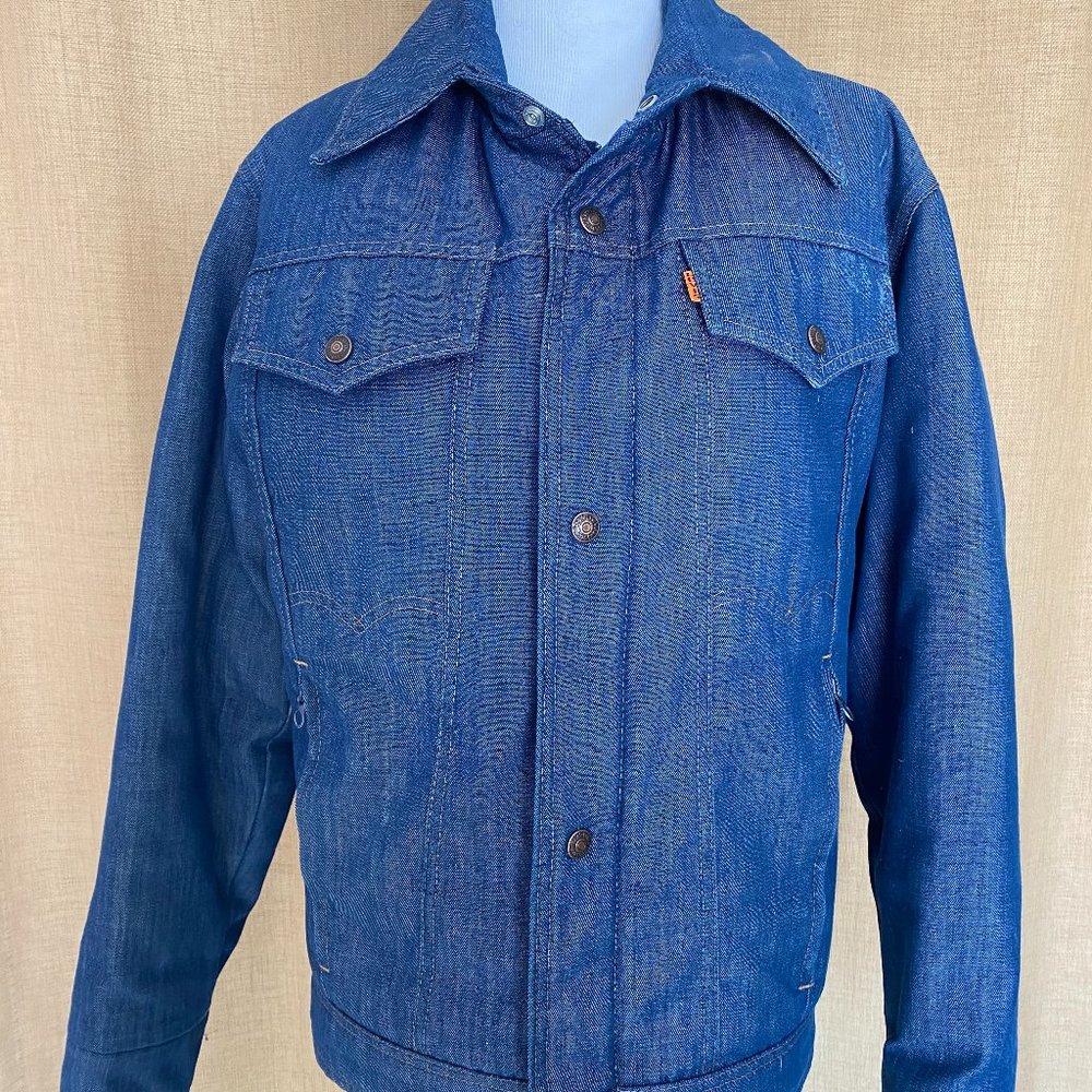 Ski Levi Vintage Denim Jacket (Orange Tab)